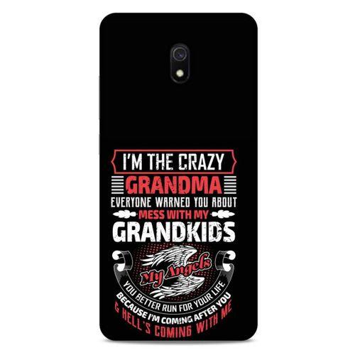 Xiaomi Redmi 8A Uyumlu Kılıf Pembe Delisi (47) Crystal Flex Kılıf Yazı