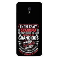 Xiaomi Redmi 8A Uyumlu Kılıf Pembe Delisi (47) Crystal Flex Kılıf Yazı