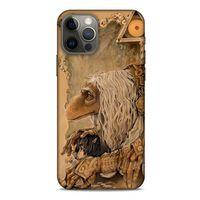 Apple iPhone 12 Pro Uyumlu Kılıf The Dark Crystal (32) Soft Silikon Kılıf Seladon