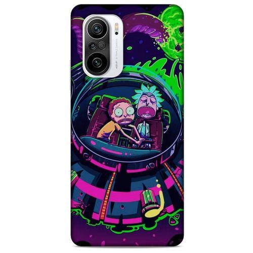 Xiaomi Redmi K40 Uyumlu Kılıf Rick And Morty (30) Silicone Case Doofus Rick