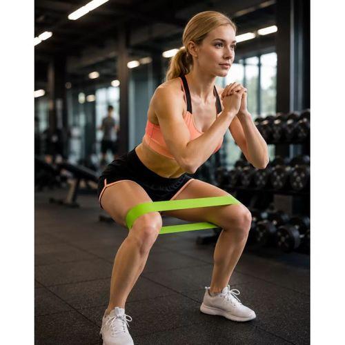 Pilates Ve Fitness Direnç Bandı Egzersiz İçin Esnek Güçlendirme Lastiği