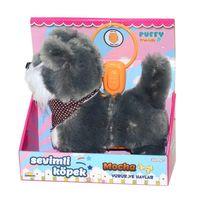 S00002859 YÜRÜYEN SEVİMLİ PELUŞ KÖPEK GRİ-SUN