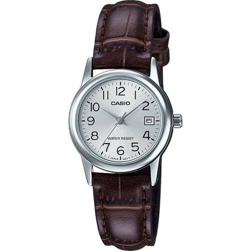 Casio LTP-V002L-7B2UDF Quartz Deri Kahverengi 25 mm Kadın Kol Saati
