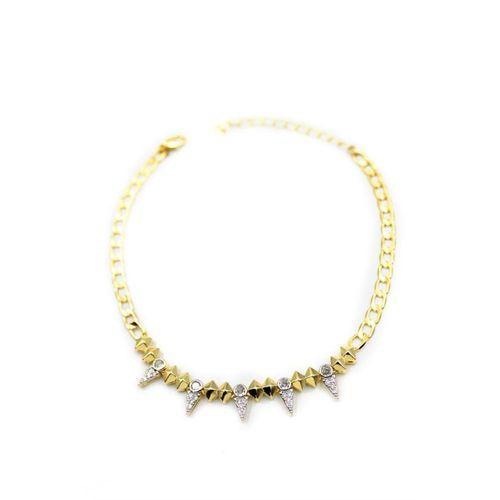 Taşlı Vip Halhal - Altın