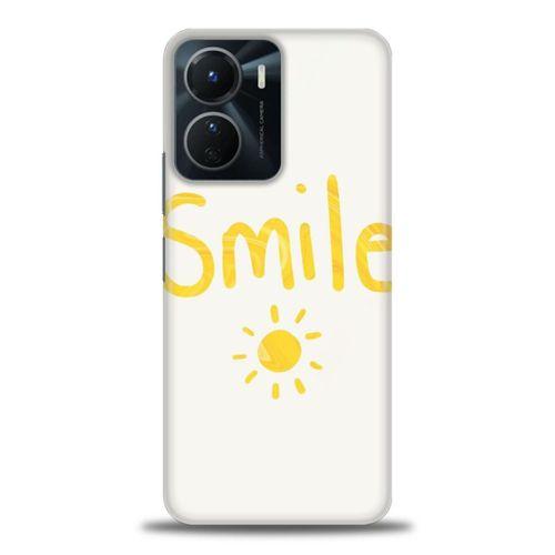Tecno Spark 9 Pro Kılıf HD Baskılı Kılıf - Smile Güneş + Tam Ekran Koruyucu