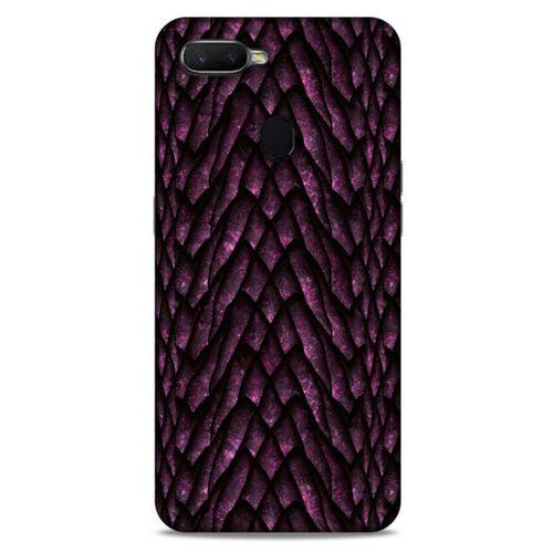 Oppo Ax7 Kılıf Dragons (7) Telefon Kılıfı Ejderha Skin Bordo