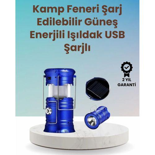Şarj Edilebilir Güneş Enerjili Kızaklı Kamp Feneri – Usb Çıkışlı, Katlanabilir, Dayanıklı Ve Çok Fonksiyonlu