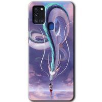 Galaxy A21s Kılıf HD Desen Baskılı Arka Kapak - Dragon Snake