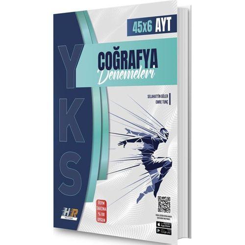 AYT Coğrafya 45 x 6 Denemeleri Hız ve Renk Yayınları