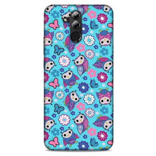 Baykuşlar (11) Desenli Silikon Kapak Telefon Kabı Huawei Mate 20 Lite Kılıf