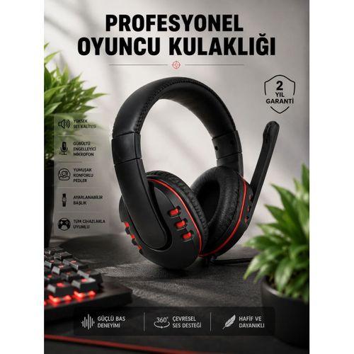 Yüksek Ses Kalitesi Ve Aktif Gürültü Engelleme Özellikli Kablolu Mikrofonlu Kulaklık
