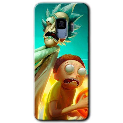 Galaxy S9 Kılıf HD Desen Baskılı Arka Kapak - Rick Morty