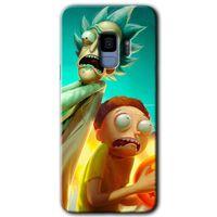 Galaxy S9 Kılıf HD Desen Baskılı Arka Kapak - Rick Morty