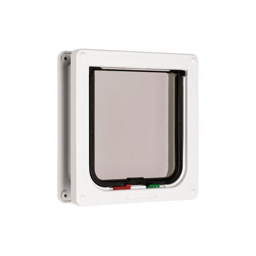 Beeztees CatMate Kedi Kapısı, Çift Yönlü, 4 fonksiyonlu, Beyaz, 19x20cm