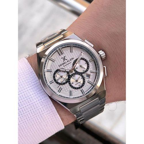 Daniel Klein Erkek Kol Saati 30 Metre Suya Dayanıklı Çelik Kordon + Bileklik Hediyeli VS.BLKT.0663