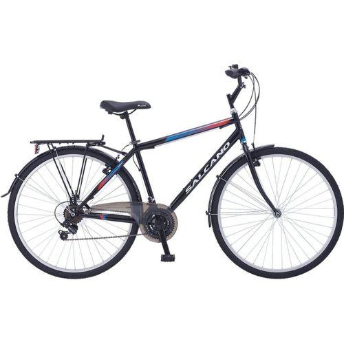 Salcano Üsküp 700 28 Jant Şehir Bisikleti Siyah-Kırmızı-Mavi