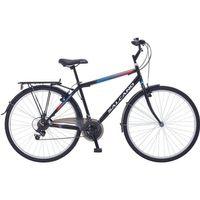 Salcano Üsküp 700 28 Jant Şehir Bisikleti Siyah-Kırmızı-Mavi