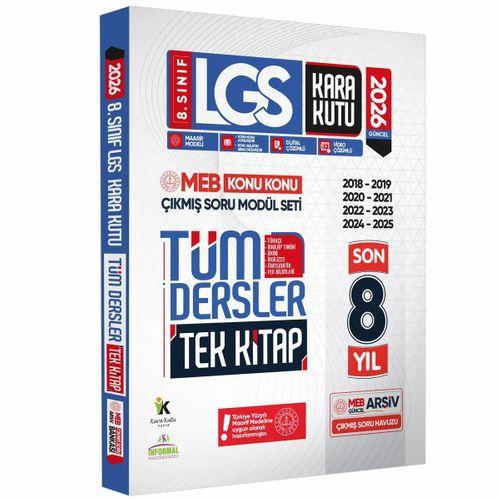 2026 LGS 8 Sınıf MEB Çıkmış Soru Bankası Konu Konu TÜM DERSLER TEK KİTAP Son 8 Yıl Video/PDF Çözümlü