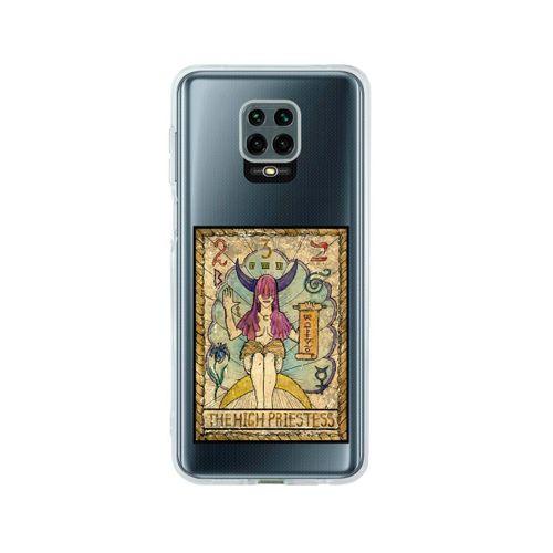 Redmi Note 9 Pro The High Priestess Desenli Premium Şeffaf Silikon Kılıf