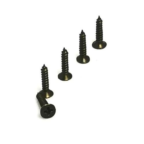 Klips, Menteşe, Ayak, Ağaç, Sunta Vidası 2,2x13 Mm - Siyah 100 Adet