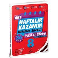 8. Sınıf T.C. İnkılap Tarihi ve Atatürkçülük Haftalık Kazanım Denemeleri Arı Yayıncılık