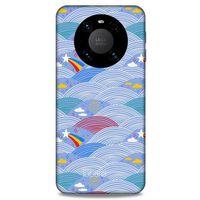 Lopard Huawei Mate 40 Pro Uyumlu Kılıf Pastel Renkler (2) Kabı