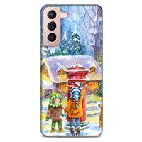 Lopard Samsung Galaxy S21 Uyumlu Kılıf SnowiX (50) Shockproof Kılıf