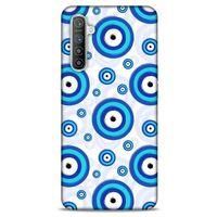 Nazarium (36) Desenli Silikon Kapak Oppo Realme XT Kılıf