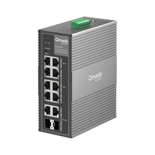 OMADA IES210GPP Industrial, 10 Port Gigabit, 6 Port Poe+, 2 Port Poe++, 2 Port Combo SFP, 240W, Yönetilebilir Endüstriyel Switch