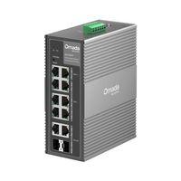 OMADA IES210GPP Industrial, 10 Port Gigabit, 6 Port Poe+, 2 Port Poe++, 2 Port Combo SFP, 240W, Yönetilebilir Endüstriyel Switch