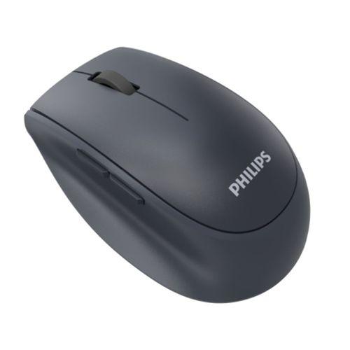 PHILIPS SPK7627K, Gri, USB Nano 2,4Gh ve Bluetooth Kablosuz, 1600dpi, Optic, 5 Tuşlu, Şarj Edilebilir, Mouse