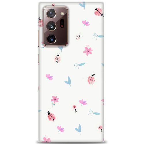 Samsung Galaxy Note 20 Kılıf HD Baskılı Kılıf - Uğur Böcekleri + Tam Ekran Koruyucu