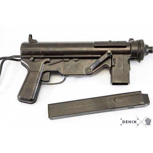 Denix Koleksiyon Grubu-M3 SUBMACHINE GUN CAL. .45 "GREASE GUN" USA 1942 (WWII)-JDNX1313