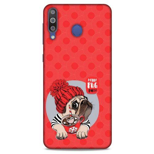 Animax Bereli Pug Samsung Galaxy M30 Kılıf Desenli Silikon