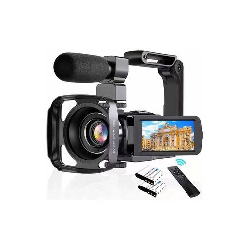 4k Vlog Dijital Video Kamera Wifi 48mp 16x Kaydedici Fotoğrafçılık 3.0’’ıps Dokunmatik Ekran Mikrofon Çift Batarya