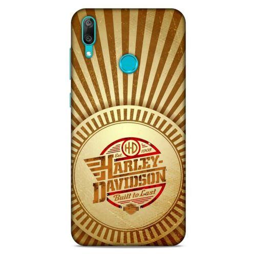 Huawei Y7 Prime 2019 Uyumlu Kılıf Motorsiklet (42) Rugged Armor Kılıf Harley