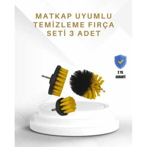 Yüksek Devirde Etkili Temizlik Sağlayan Matkap Ucu Fırça Seti