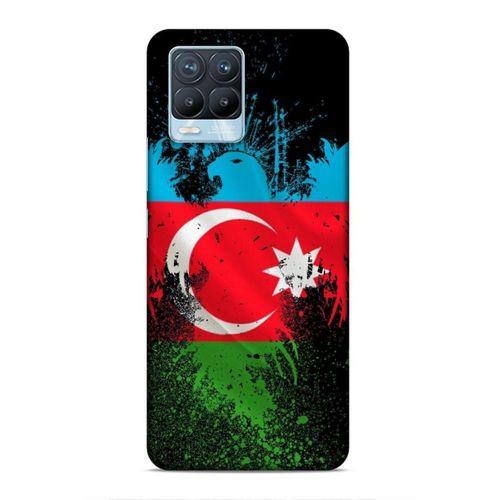 Realme 8 Pro Uyumlu Kılıf Azarbaijan (34) Slim Armor Kılıf Bayrak