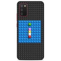 Lopard Samsung Galaxy A02S Uyumlu Kılıf BloX (20) Koruyucu Kılıf İ Harfi