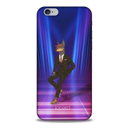Apple Iphone 6S Kılıf FunnyMaX (44) Tough Armor Kılıf Fuşya Doberman