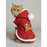 Buddy Kapşonlu Yılbaşı Kedi Sweatshirt Noel