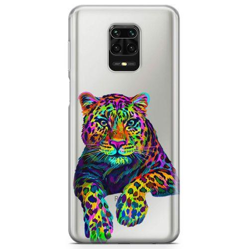 Xiaomi Redmi Note 9 Pro Kılıf Kaplan Colorful Arka Kapak Koruma Desenli Full Koruyucu