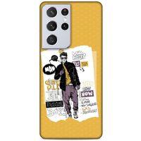 Lopard Samsung Galaxy S21 Ultra Uyumlu Kılıf Sokak Modası (35) Fit Design Kılıf