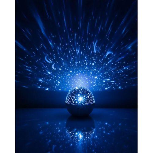 Müzikli Yıldız Yansıtmalı Dekoratif Gece Lambası