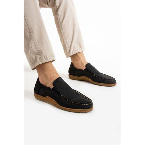 Hammer Jack Podgora Hakiki Deri Siyah Nubuk Erkek Ayakkabı