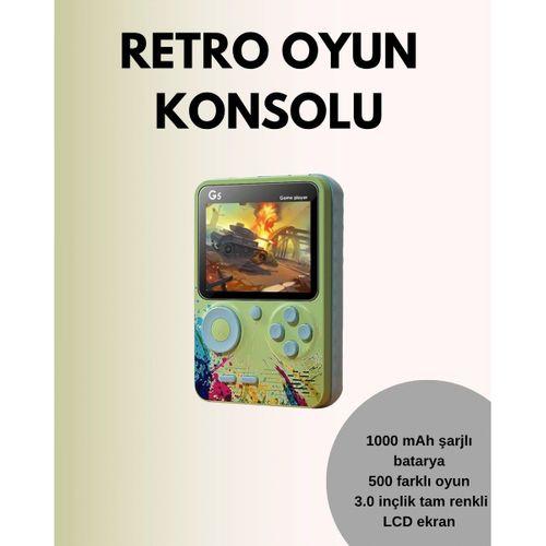 Tv Bağlantılı 500 Oyunlu Mini Gameboy Konsol