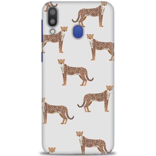 Samsung Galaxy M20 Kılıf HD Baskılı Kılıf - Kedii + Tam Ekran Koruyucu