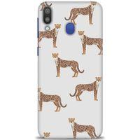 Samsung Galaxy M20 Kılıf HD Baskılı Kılıf - Kedii + Tam Ekran Koruyucu