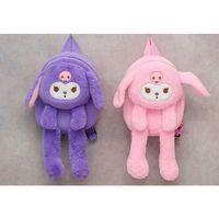 Peluş Işıklı Oynar Kulaklı Kuromi Sırt Çantası