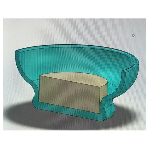 60mm Sabun İçin Tıraş Kasesi 3D Baskı (Bu ürün Sadece Plastik parçadır - Almadan Önce Soru Sorabilirsiniz)